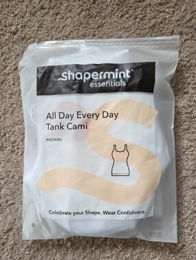 Shapermint Essentials All Day Every Day Tank Cami - White XXXL